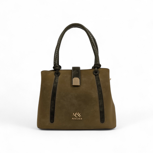 Aurelia Mini Tote – Olive Noir