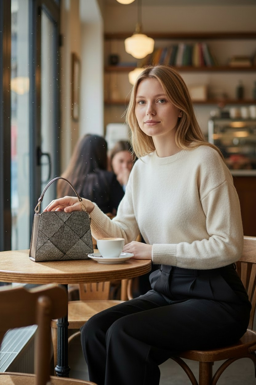 Camélia Tweed Mini